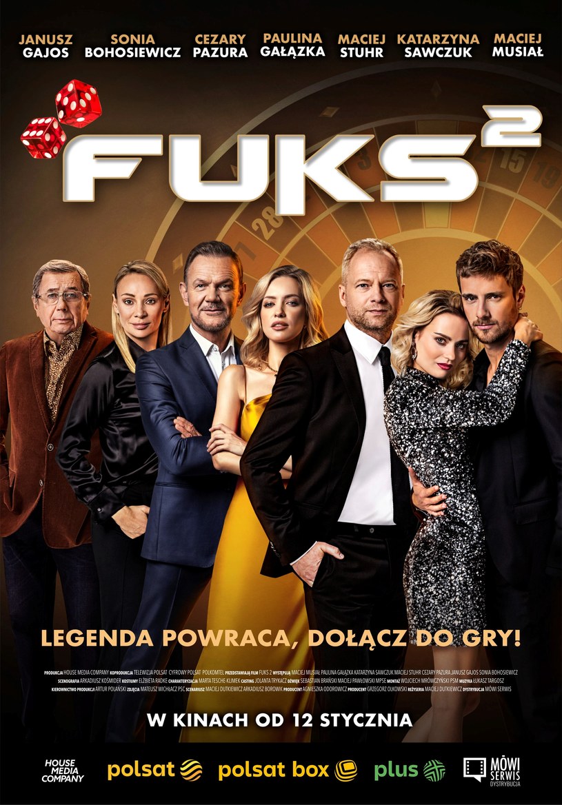 Plakat filmu "Fuks 2" /© materiały dystrybutora /materiały prasowe