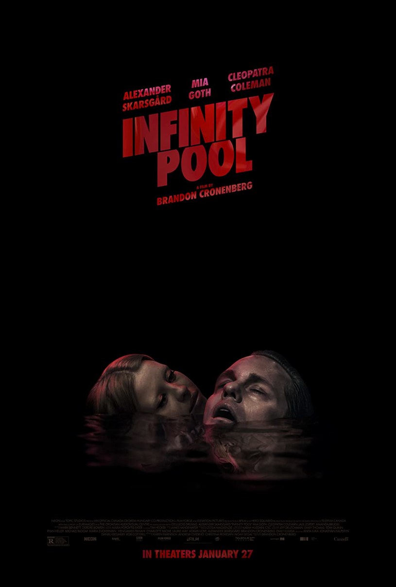 Plakat filmu "Infinity Pool" /Neon /materiały prasowe
