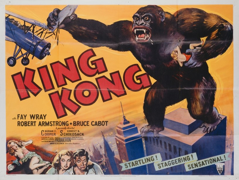 Plakat filmu "King Kong" /Movie Poster Image Art /Getty Images