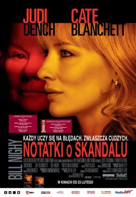 Plakat filmu "Notatki o skandalu" /