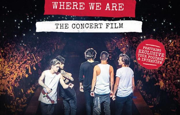Plakat filmu "One Direction: Where We Are" /materiały prasowe