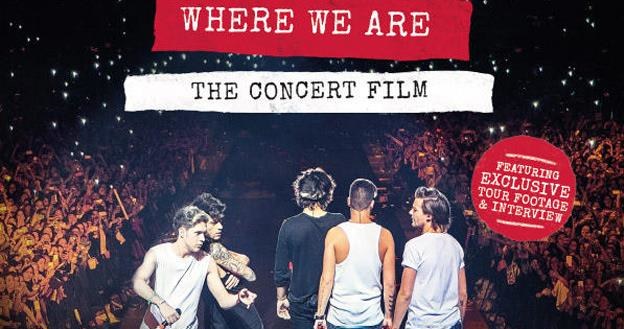 Plakat filmu "One Direction: Where We Are" /materiały prasowe