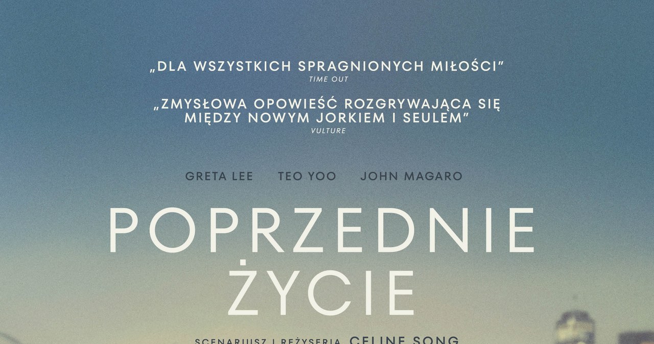 Plakat filmu "Poprzednie życie" /materiały prasowe