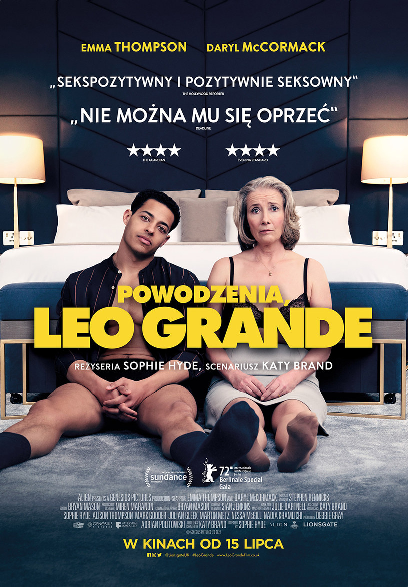 Plakat filmu "Powodzenia, Leo Grande" /materiały prasowe