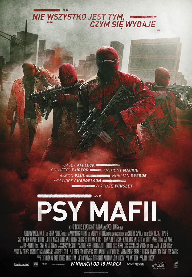 Plakat filmu "Psy mafii" /materiały dystrybutora