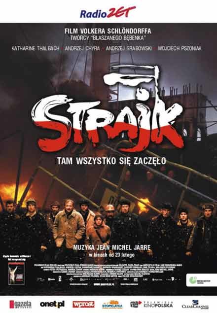 Plakat filmu "Strajk" /