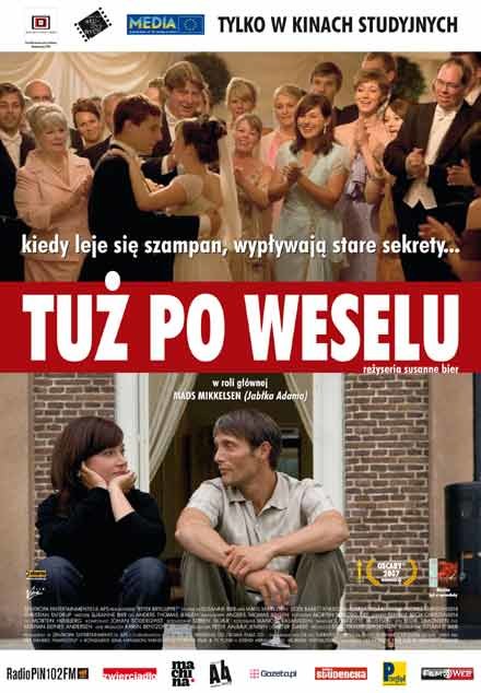 Plakat filmu "Tuż po weselu" /