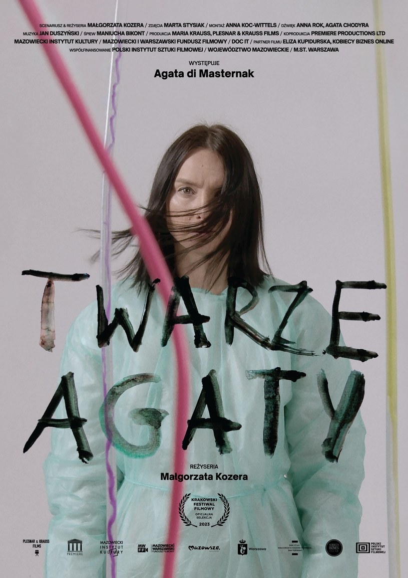 Plakat filmu "Twarze Agaty" /materiały prasowe