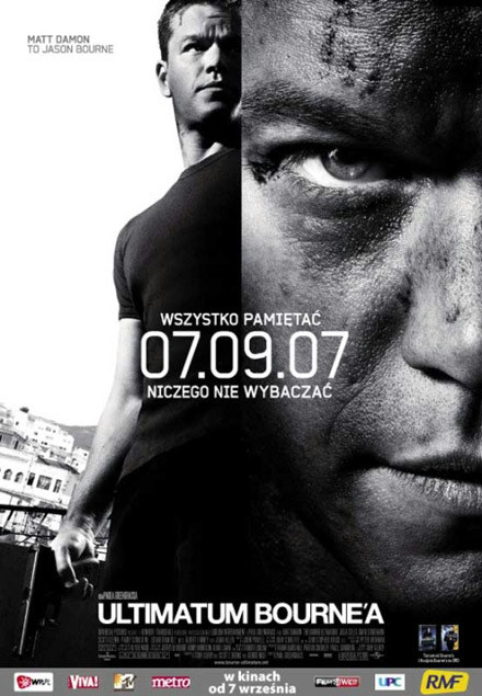Plakat filmu "Ultimatum Bourne'a" /