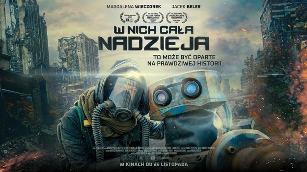 Plakat filmu "W nich cała nadzieja" /materiały prasowe UIP /