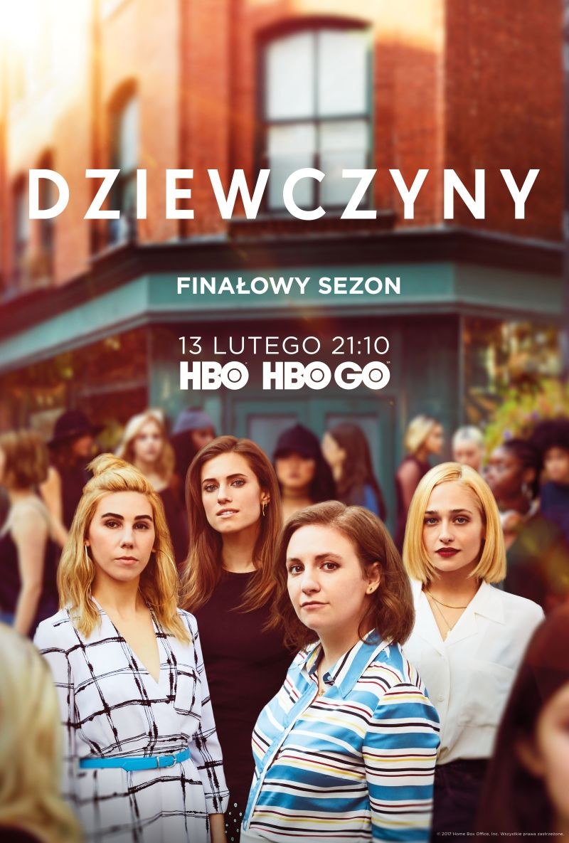 Plakat finałowego sezonu serialu "Dziewczyny" /HBO