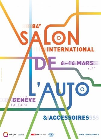 Plakat Geneva Motor Show 2014 /Newspress