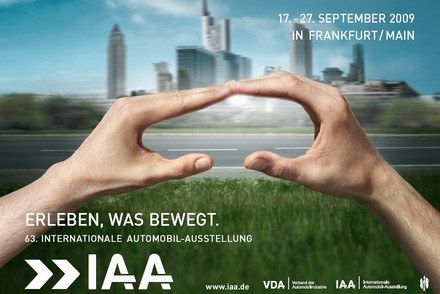 Plakat IAA we Frankfurcie /Informacja prasowa