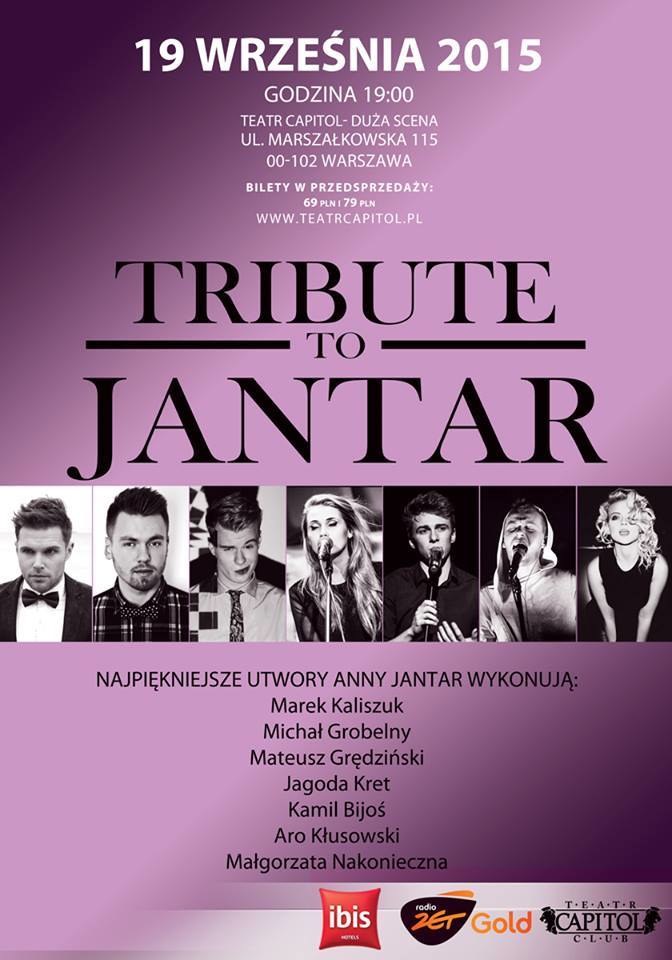 Plakat koncertu "Tribute to Jantar" /materiały prasowe