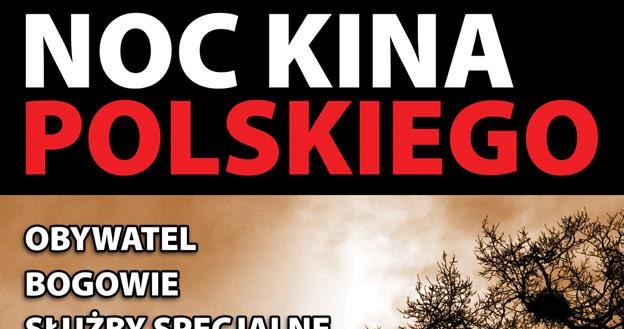 Plakat maratonu filmowego ENEMEF: Noc Kina Polskiego /materiały programowe