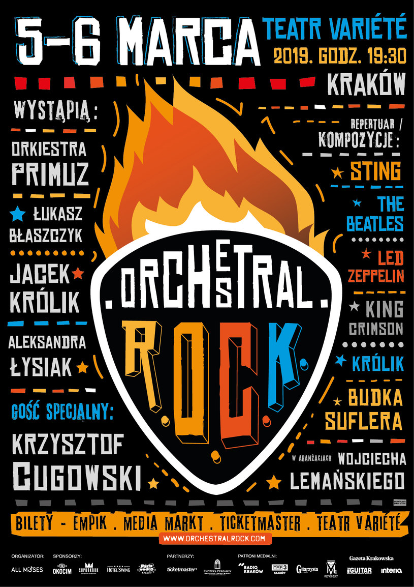 Plakat Orchestral R.O.C.K. /materiały prasowe