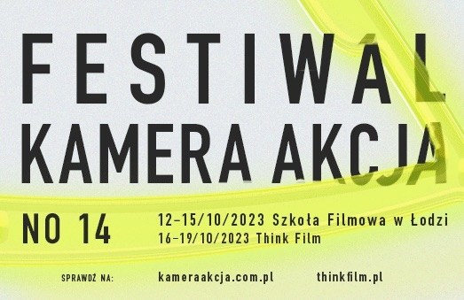 Plakat promujący 14. edycję Festiwalu Krytyków Sztuki Filmowej Kamera Akcja /materiały prasowe