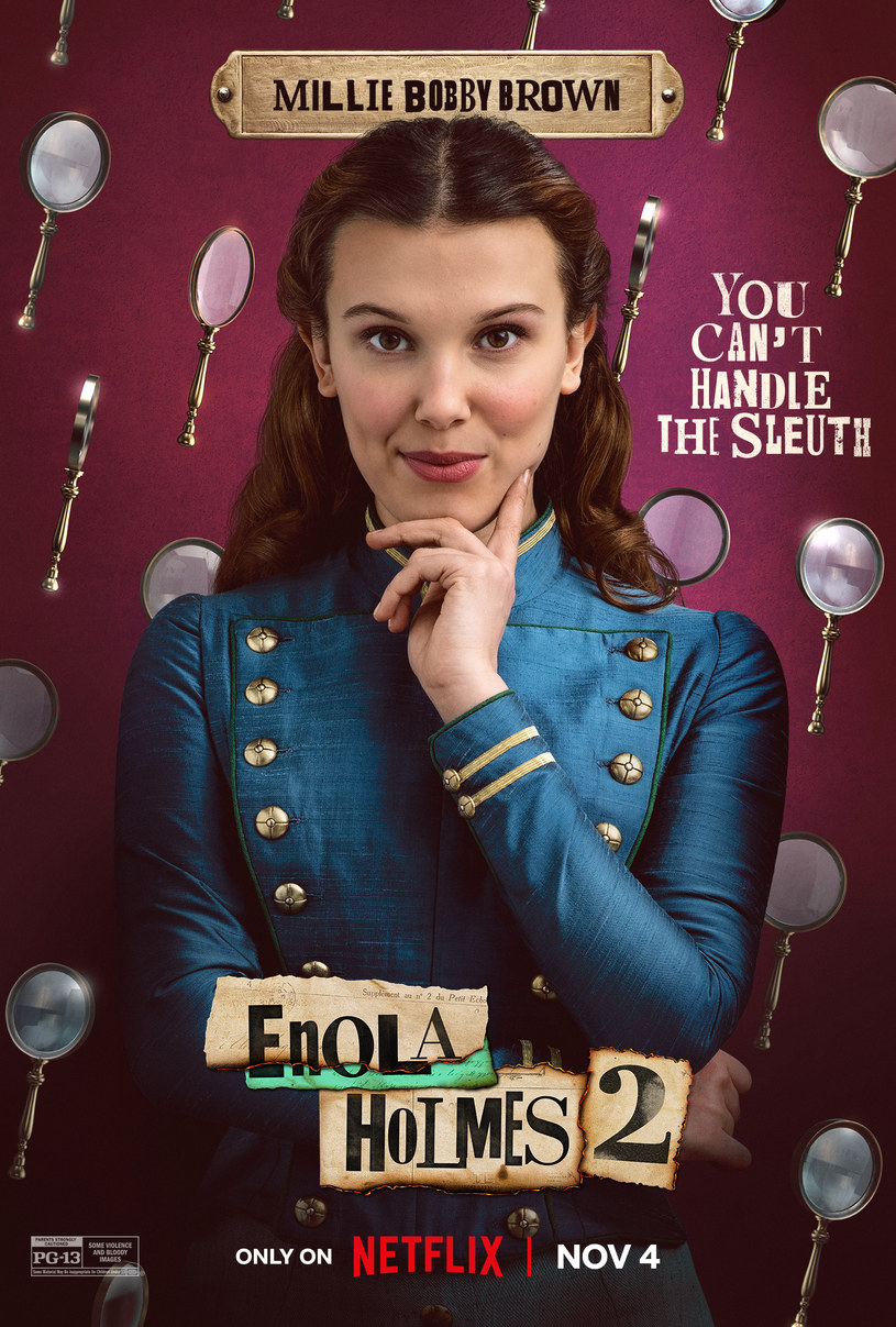 Plakat promujący film "Enola Holmes 2" /Netflix /East News