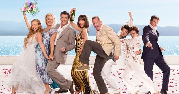 Plakat promujący film "Mamma Mia!" /materiały prasowe