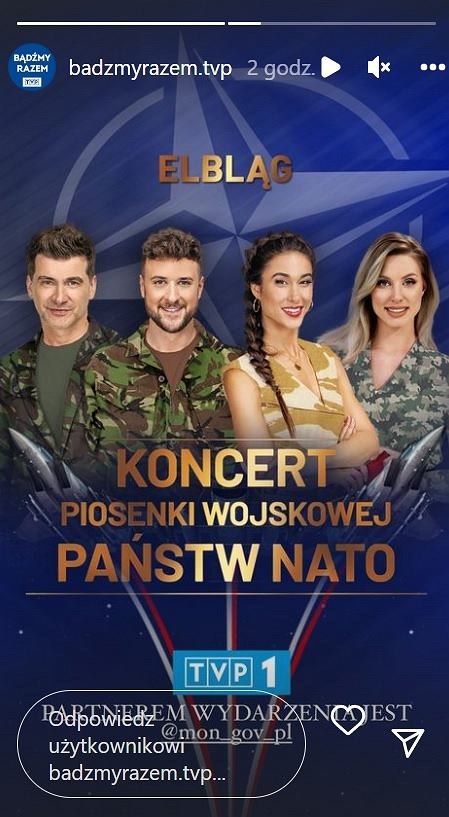 Plakat promujący Koncert Piosenki Wojskowej /Instagram