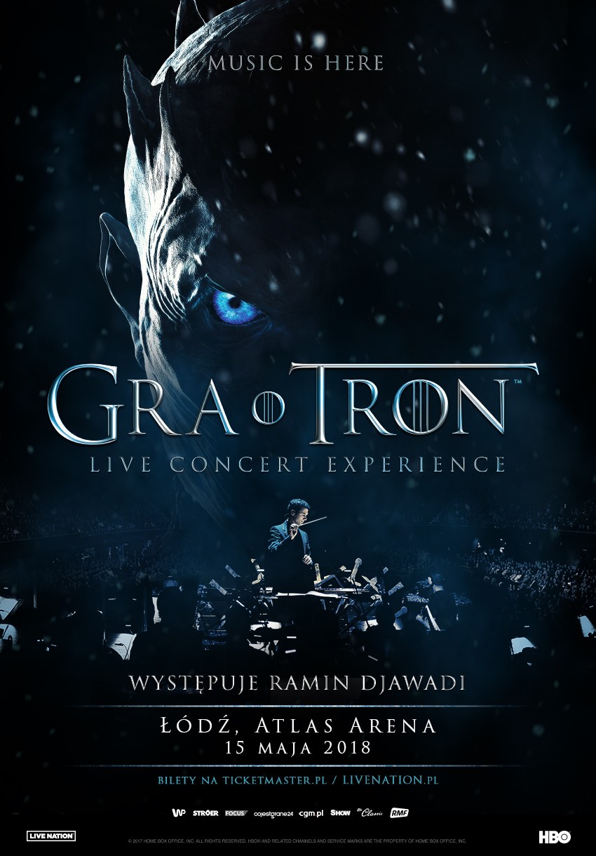 Plakat promujący łódzki koncert /Mat. prasowe /