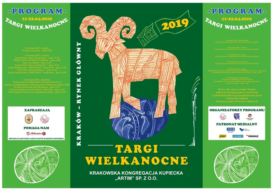 Plakat promujący Targi Wielkanocne /materiały prasowe /Materiały prasowe