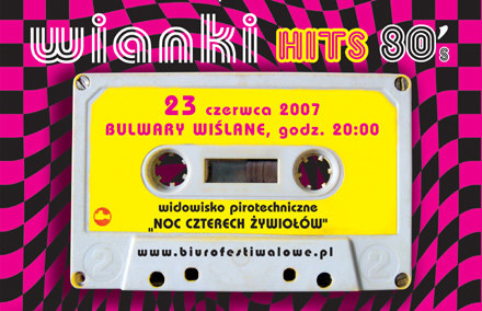 Plakat promujący Wianki 2007 /