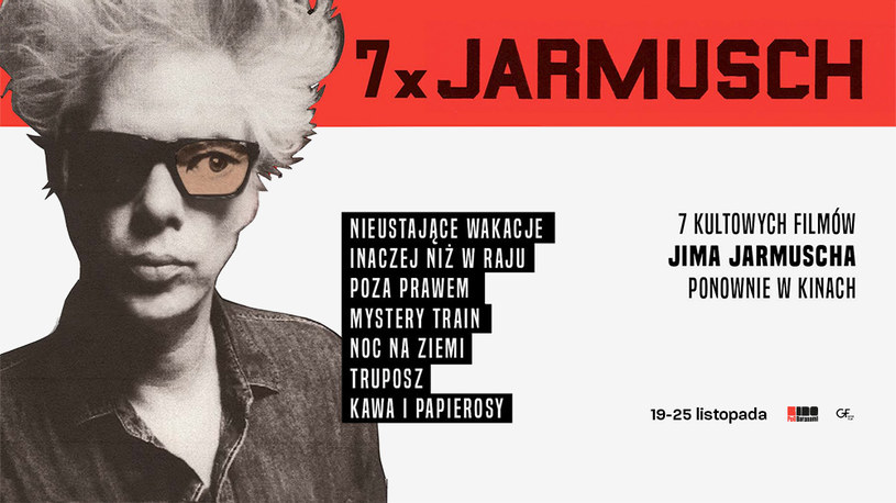 Plakat przeglądu filmów Jima Jarmuscha /materiały prasowe