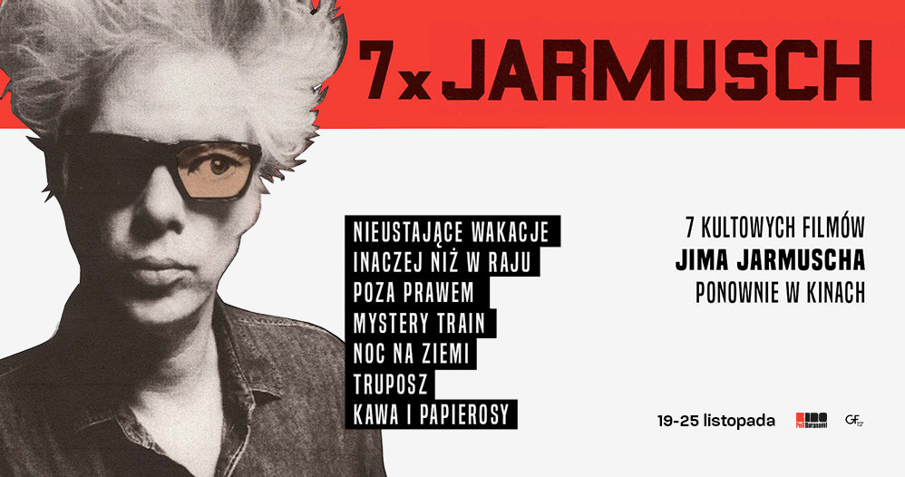 Plakat przeglądu filmów Jima Jarmuscha /materiały prasowe