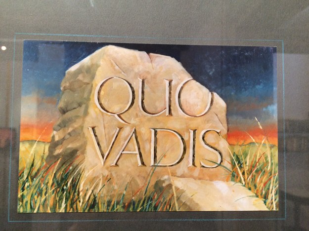 Plakat "Quo vadis" /Agnieszka Wyderka /RMF FM