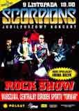 Plakat reklamujący koncert Scorpions /