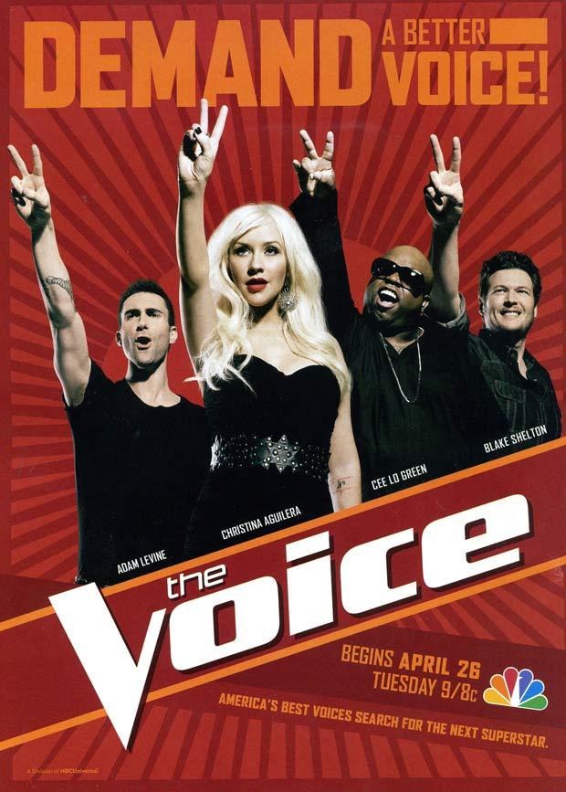 Plakat reklamujący program "Voice" &nbsp; /Splashnews