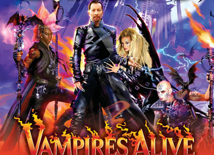 Plakat reklamujący trasę "Vampires Alive Tour 2008" DJ Bobo /