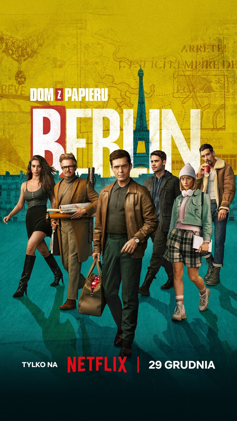 Plakat serialu "Berlin" /Netflix /materiały prasowe