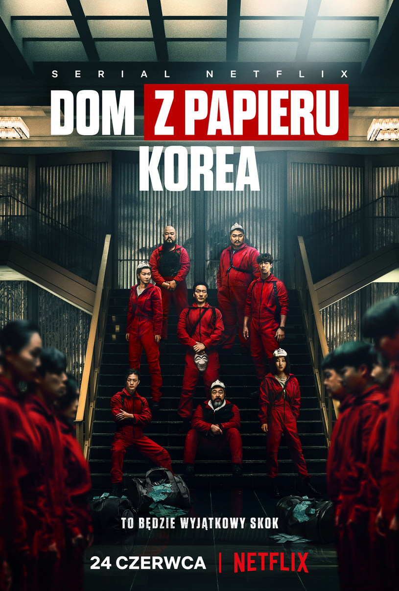 Plakat serialu "Dom z papieru: Korea" /Netflix /materiały prasowe