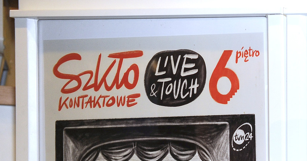 Plakat spektaklu "Szkło kontaktowe Live & Touch" /AKPA