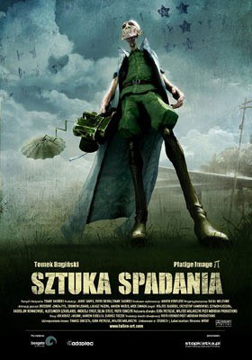 Plakat "Sztuki spadania" Tomasza Bagińskiego /
