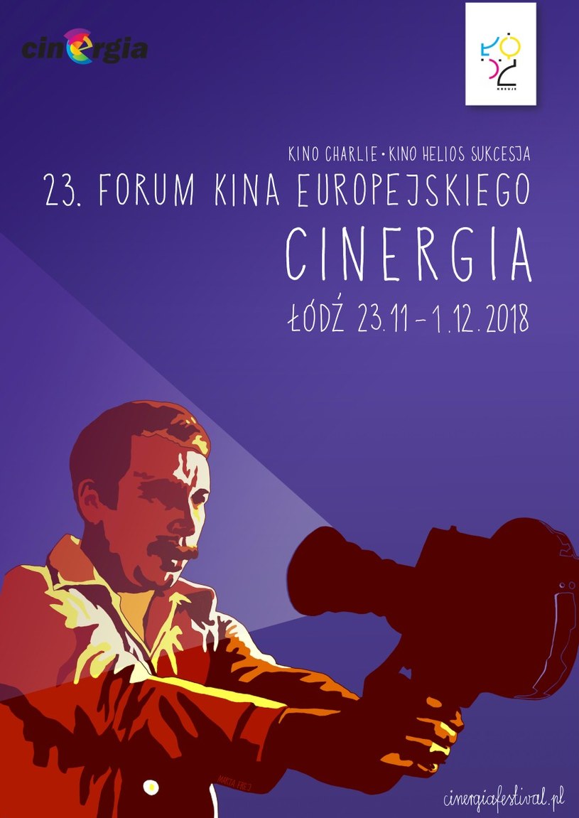 Plakat tegorocznej edycji Forum Kina Europejskiego Cinergia /materiały prasowe