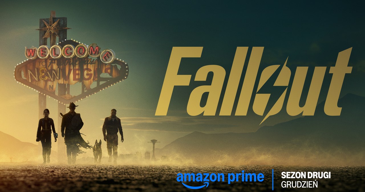 Plakat zapowiadajacy 2. sezon "Fallouta" /Prime Video