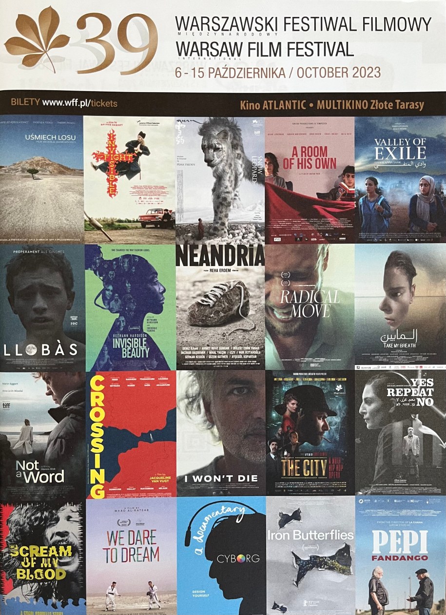 Plakat zapowiadający 39. Warszawski Festiwal Filmowy /Materiały prasowe