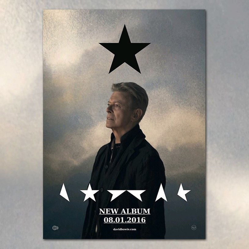 Plakat zapowiadający "Blackstar" /&nbsp /