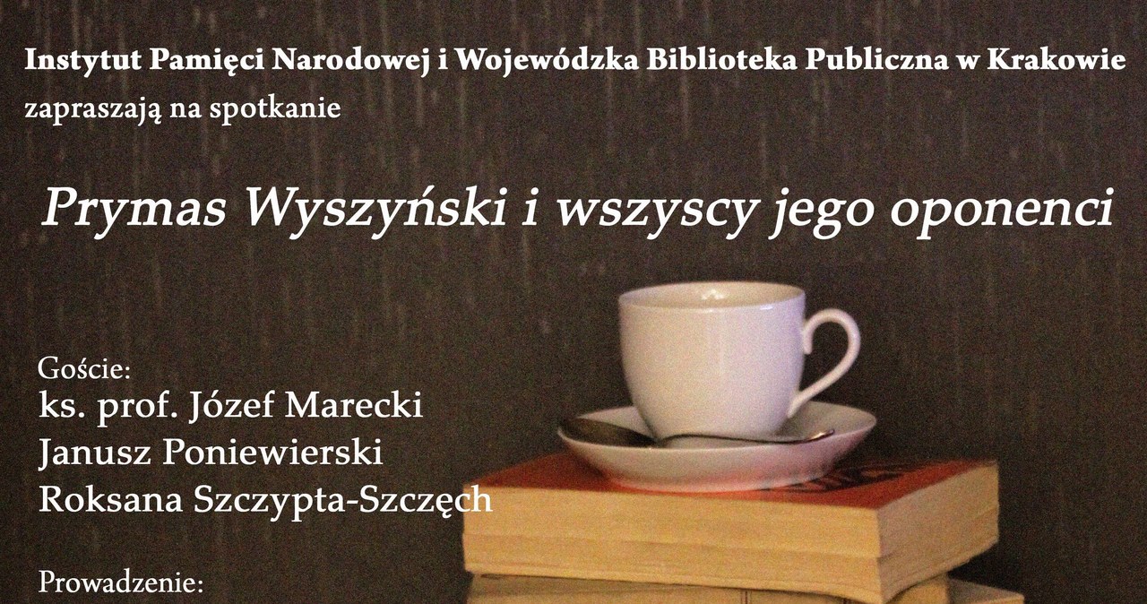 Plakat zapowiadający kolejne spotkanie "Krakowskiej Loży Historii Współczesnej" /