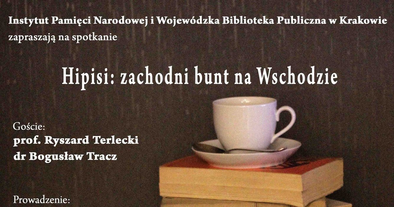 Plakat zapowiadający kolejne spotkanie Krakowskiej Loży Historii Współczesnej /