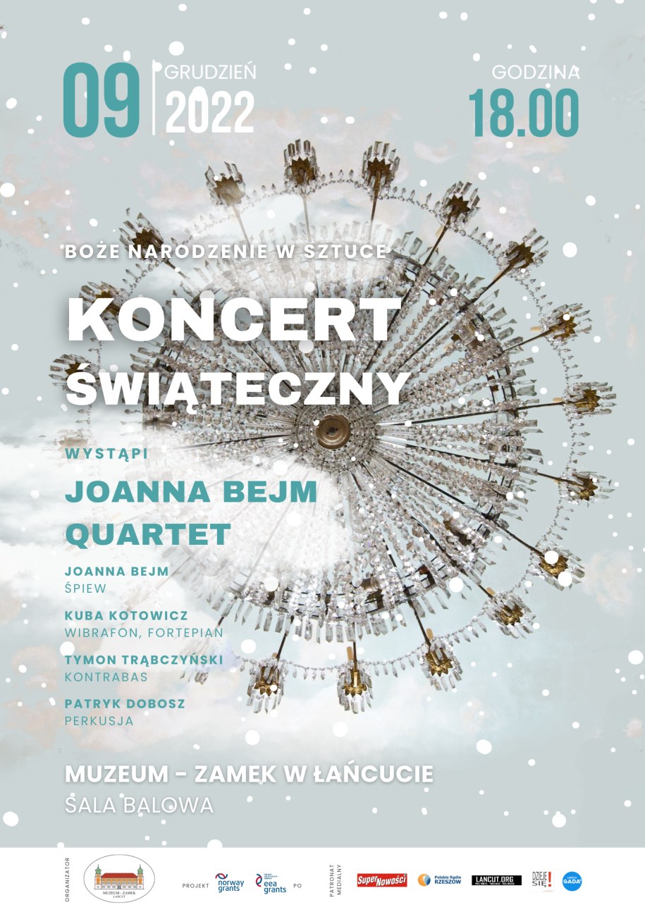 Plakat zapowiadający koncert /Muzeum-Zamek w Łańcucie /materiały promocyjne