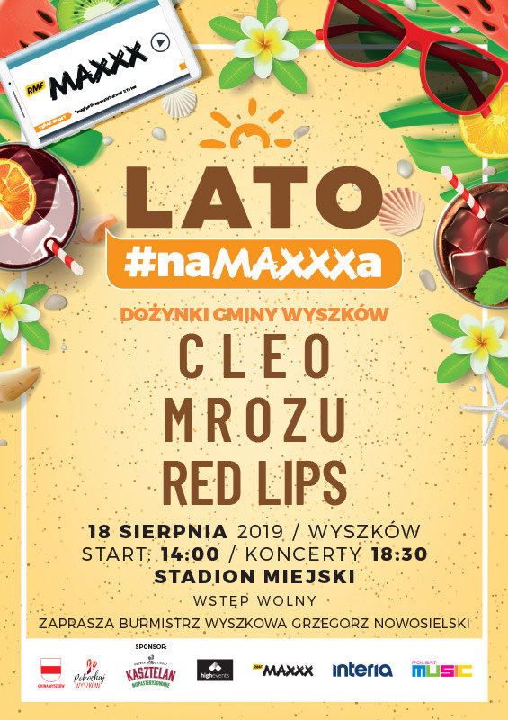 Plakat zapowiadający "Lato #naMAXXXa" w Wyszkowie /materiały prasowe