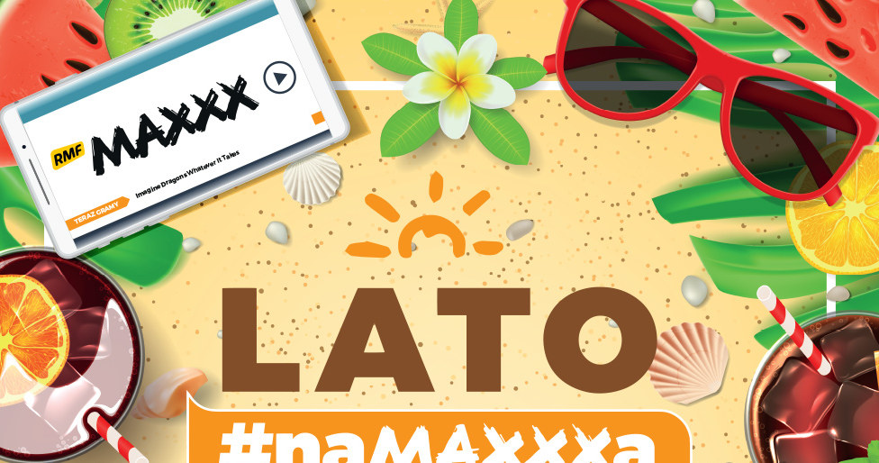 Plakat zapowiadający "Lato #naMAXXXa" w Zielonej Górze /