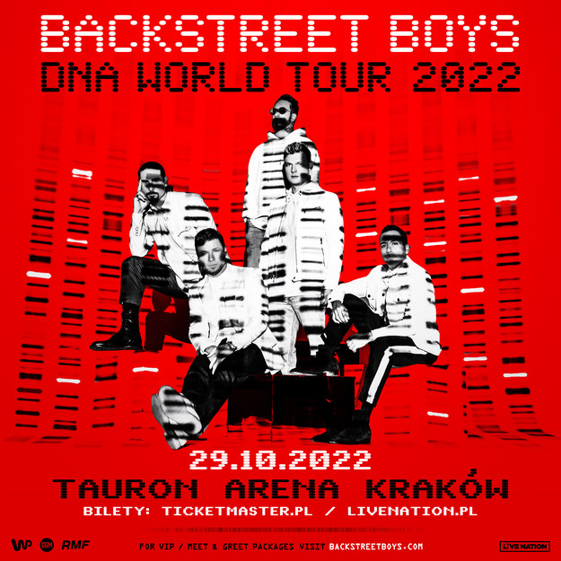 Plakat zapowiadający nową trasę koncertową Backstreet Boys /Materiały prasowe