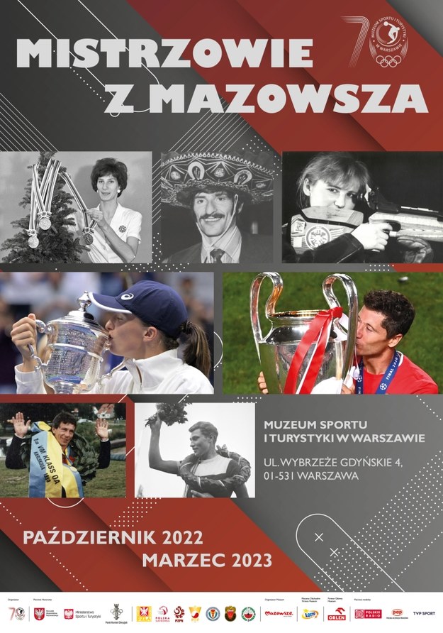 Plakat zapowiadający wystawę /Muzeum Sportu i Turystyki w Warszawie /Materiały prasowe