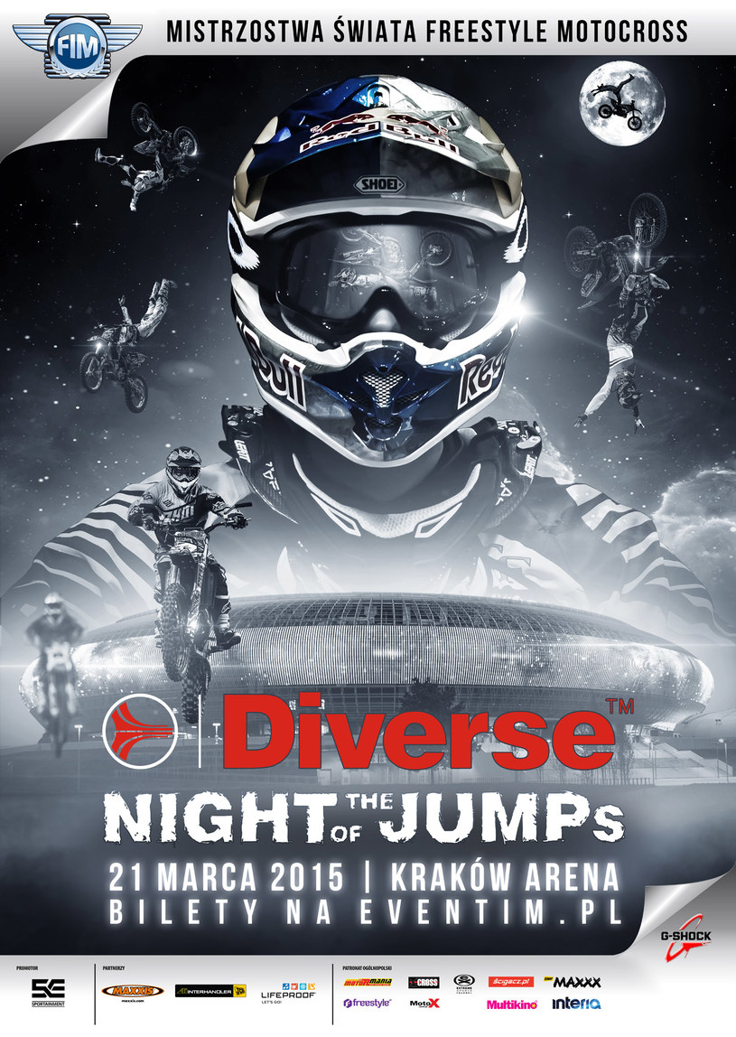 Plakat /Diverse NIGHT of the JUMPs /materiały prasowe