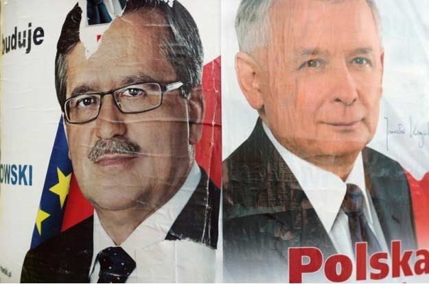 Plakaty wyborcze kandydatów na prezydenta / fot. J. Waszkiewicz (Reporter) /Informacja prasowa